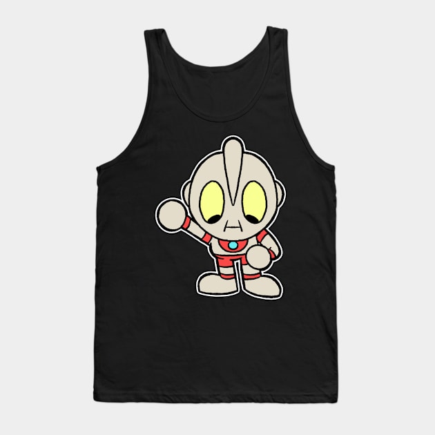 Chibi Ultraman Tank Top by Hojyn